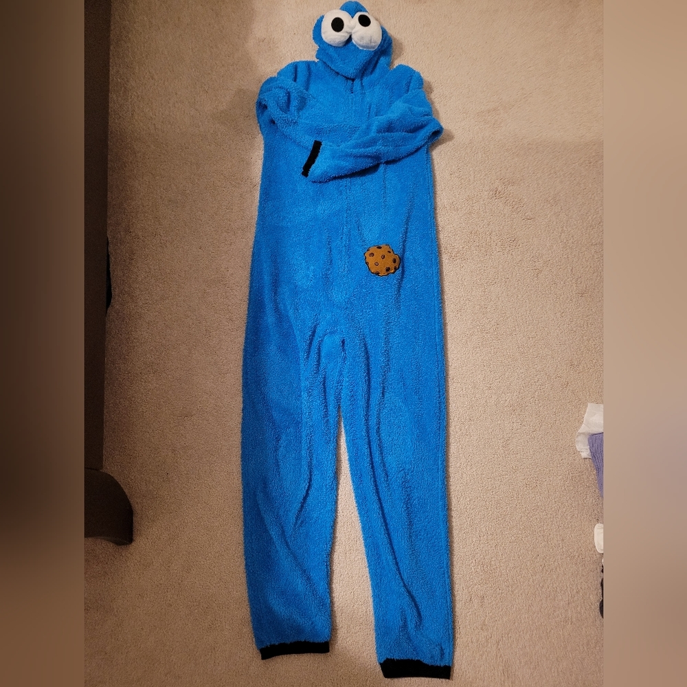 Sesame Street Brand, size S/M, blue color